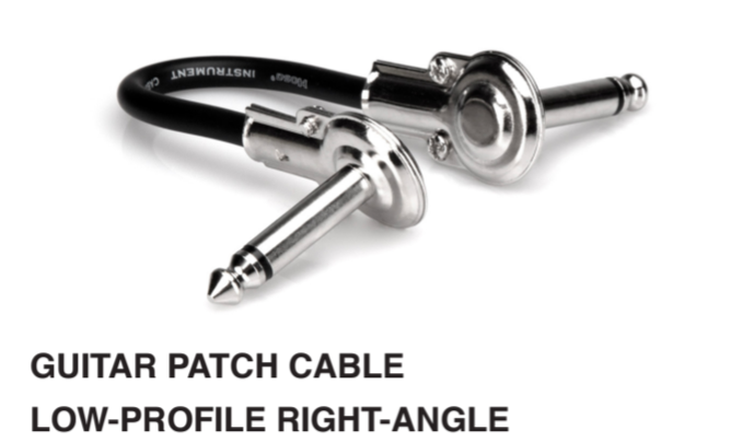 Hosa 6" right-right patch cable
