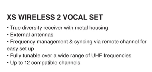 Sennheiser XS Wireless 2 Vocal Set