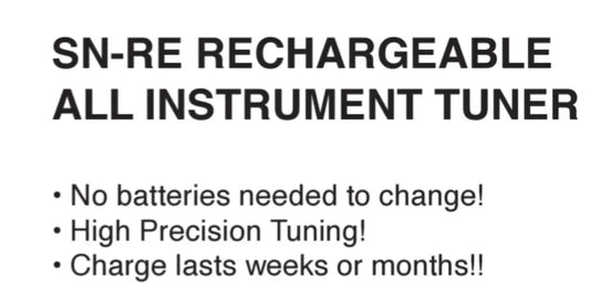 Snark X RE rechargeable tuner